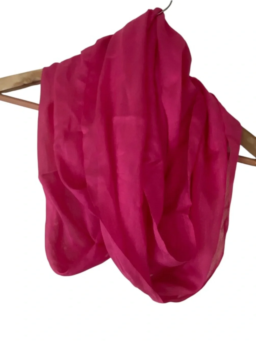 Hot Pink Infinity Scarf Hijab Veil Wrap